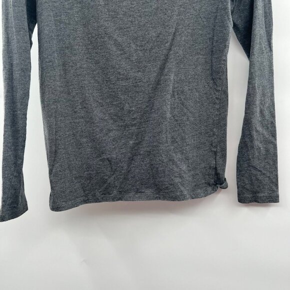 Talbots Mock Neck Top Women's Size XS Gray Long Sleeve Career - Picture 3 of 9